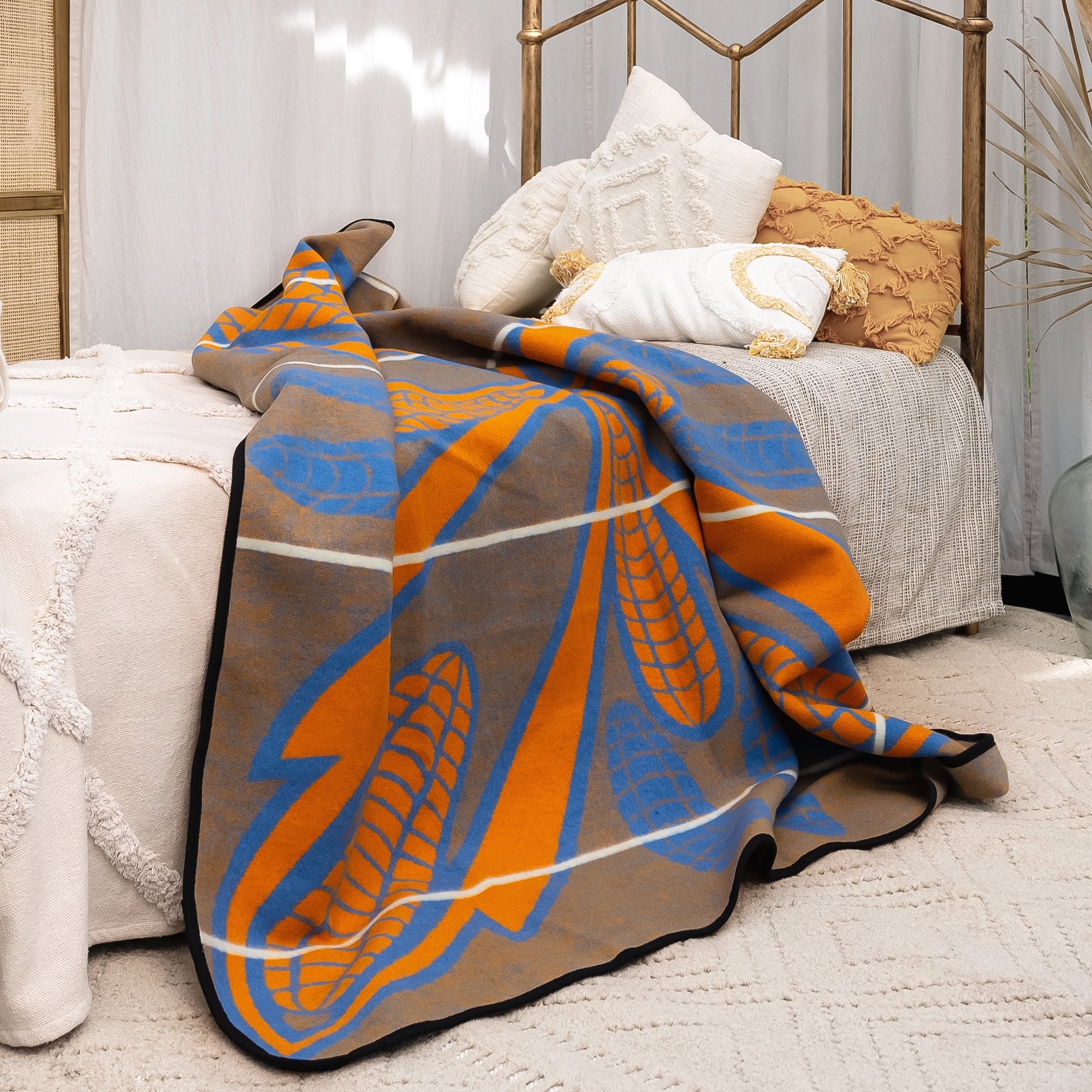 African Basotho Blanket - Duala - 165 x 155 cm