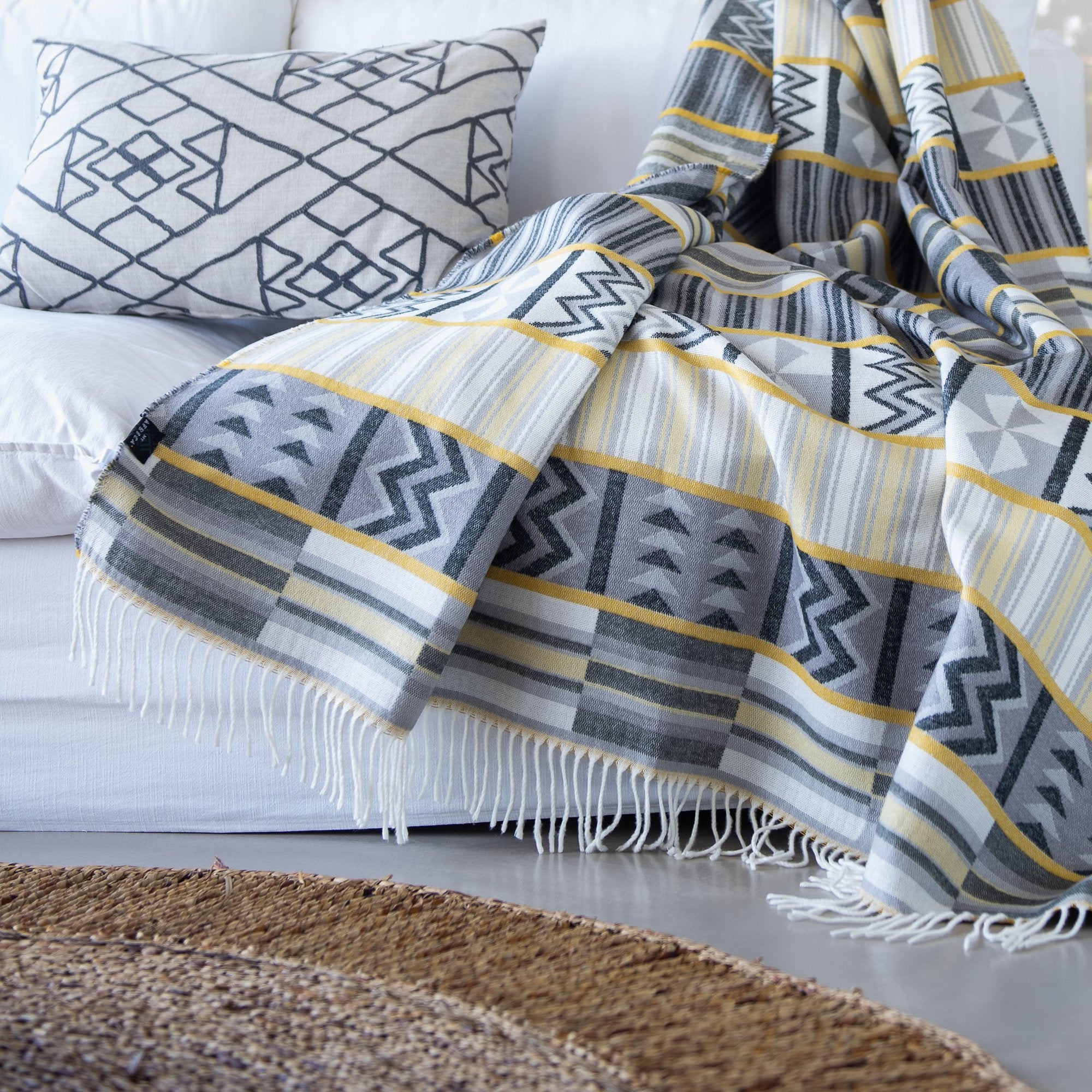Cozy African Kente blanket - Tanzania - 180 x 140 cm