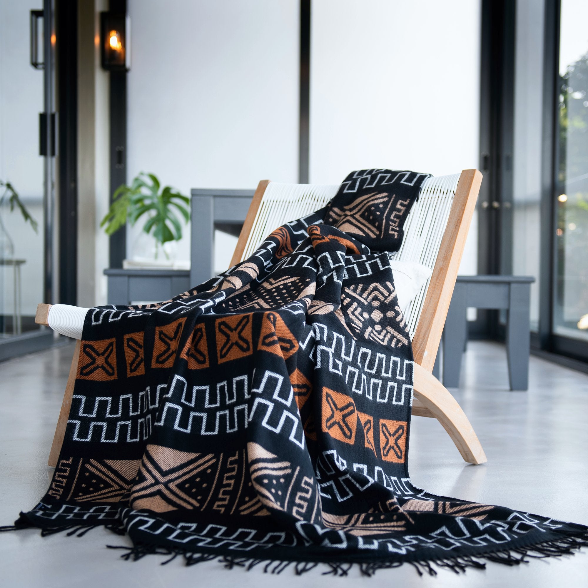 Accogliente coperta africana - Sikasso - 180 x 140 cm