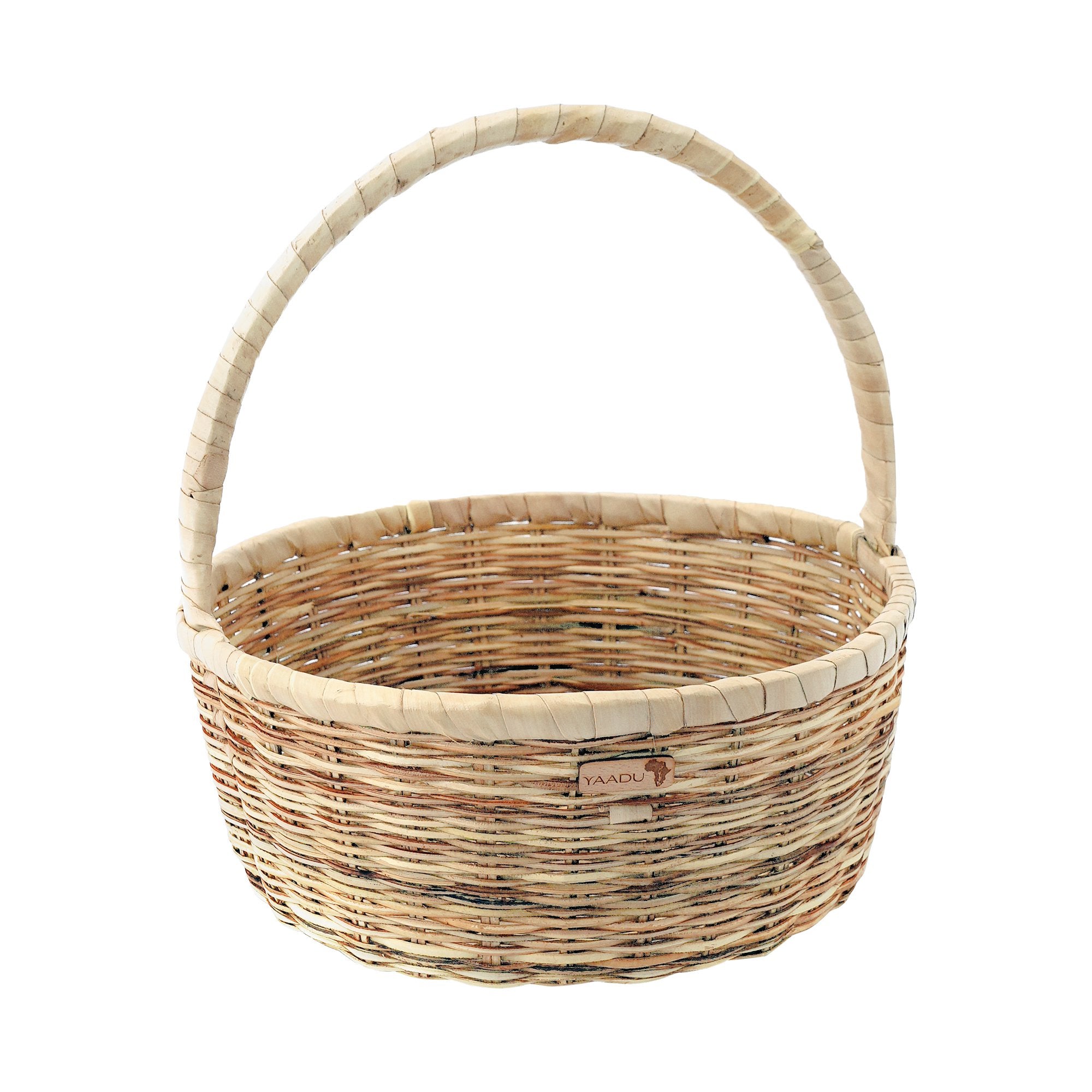 Round shopping basket with handle – Nabintu