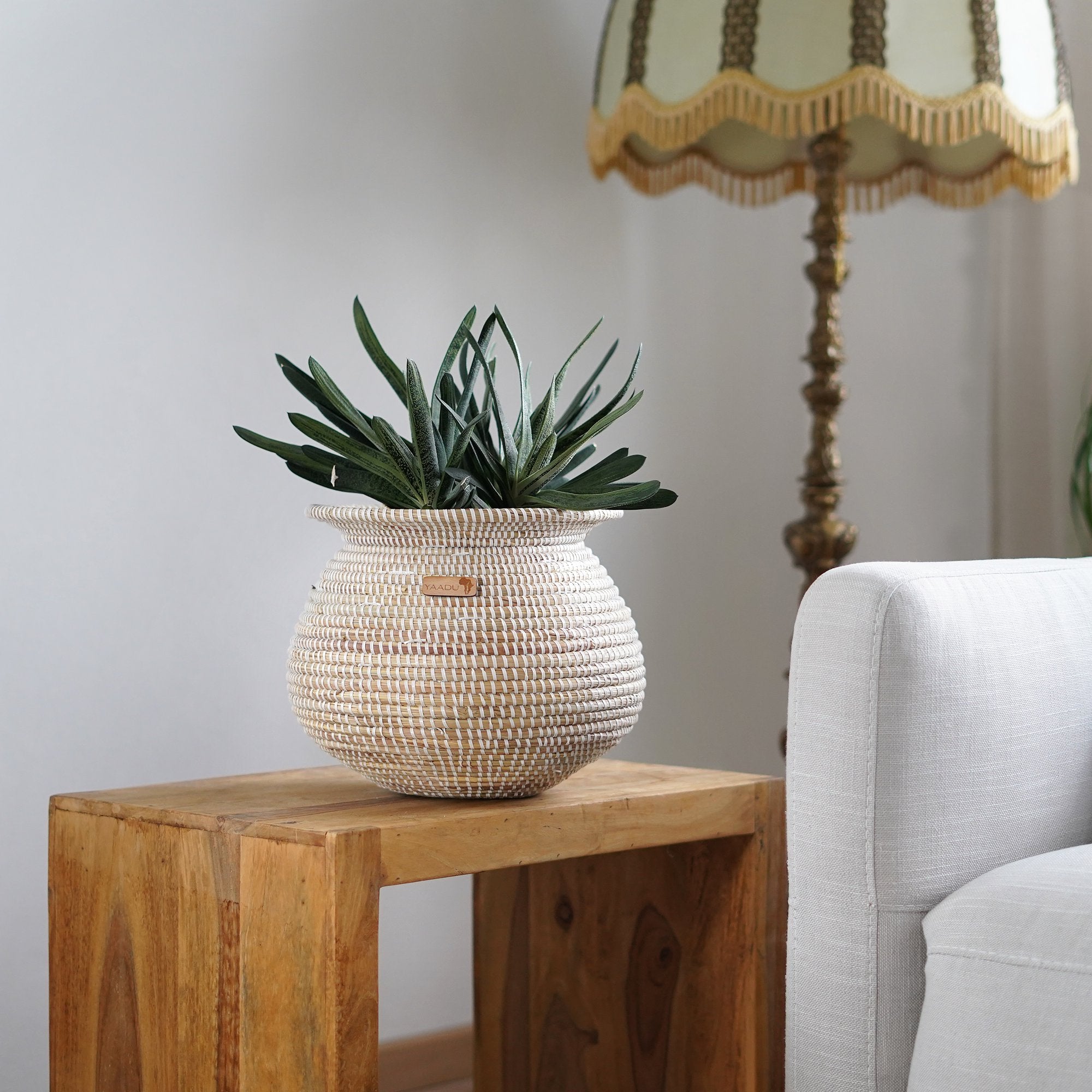 African Plant Basket – Kwame