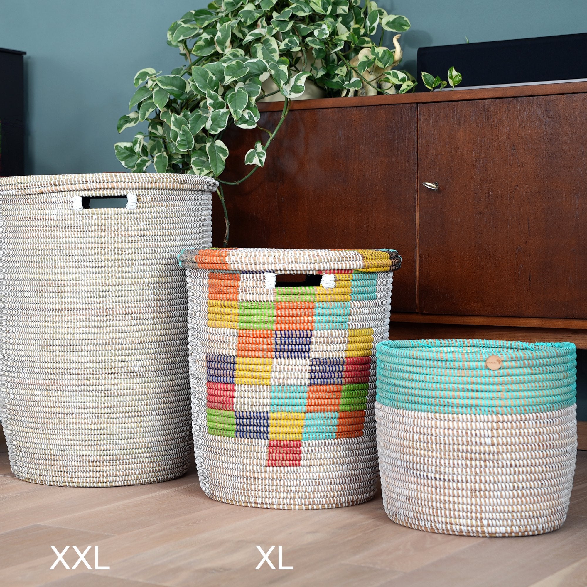 XXL laundry basket with flat lid – Mazama
