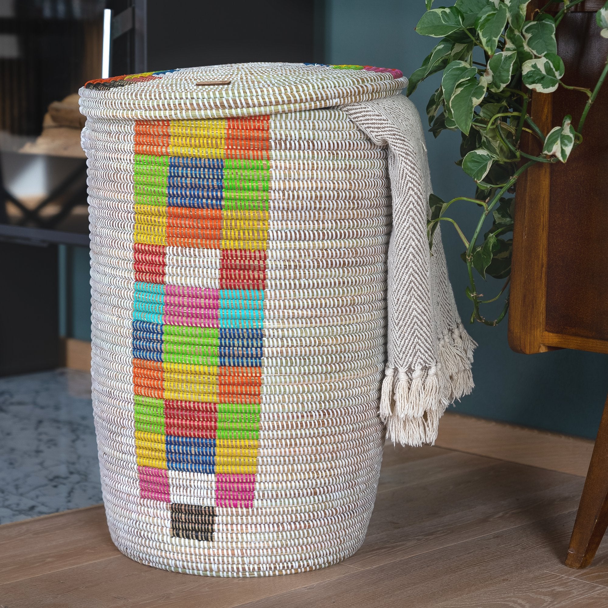 XXL laundry basket with flat lid – Mafory