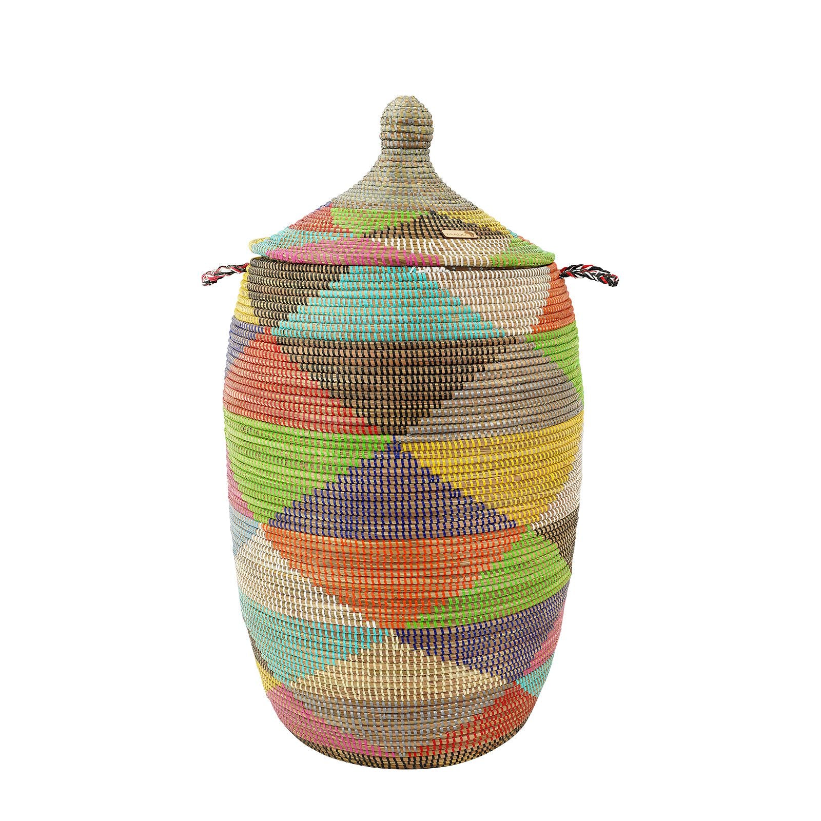 Wäschekorb mit traditionellem Deckel - large – Gueno