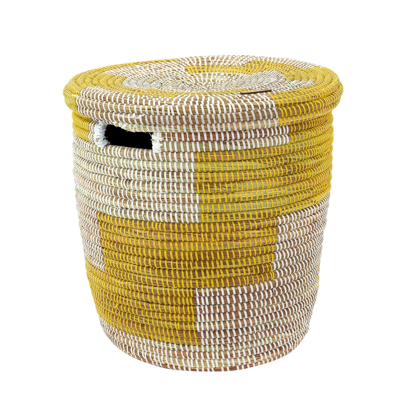 Aufbewahrungskorb mit flachem Deckel - medium – Kalahari