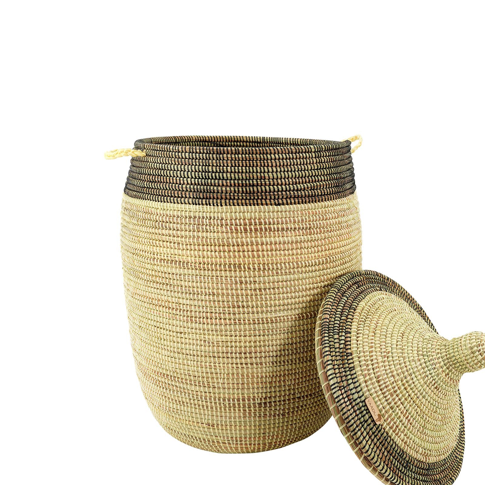 African XXL laundry basket with lid – Nairobi