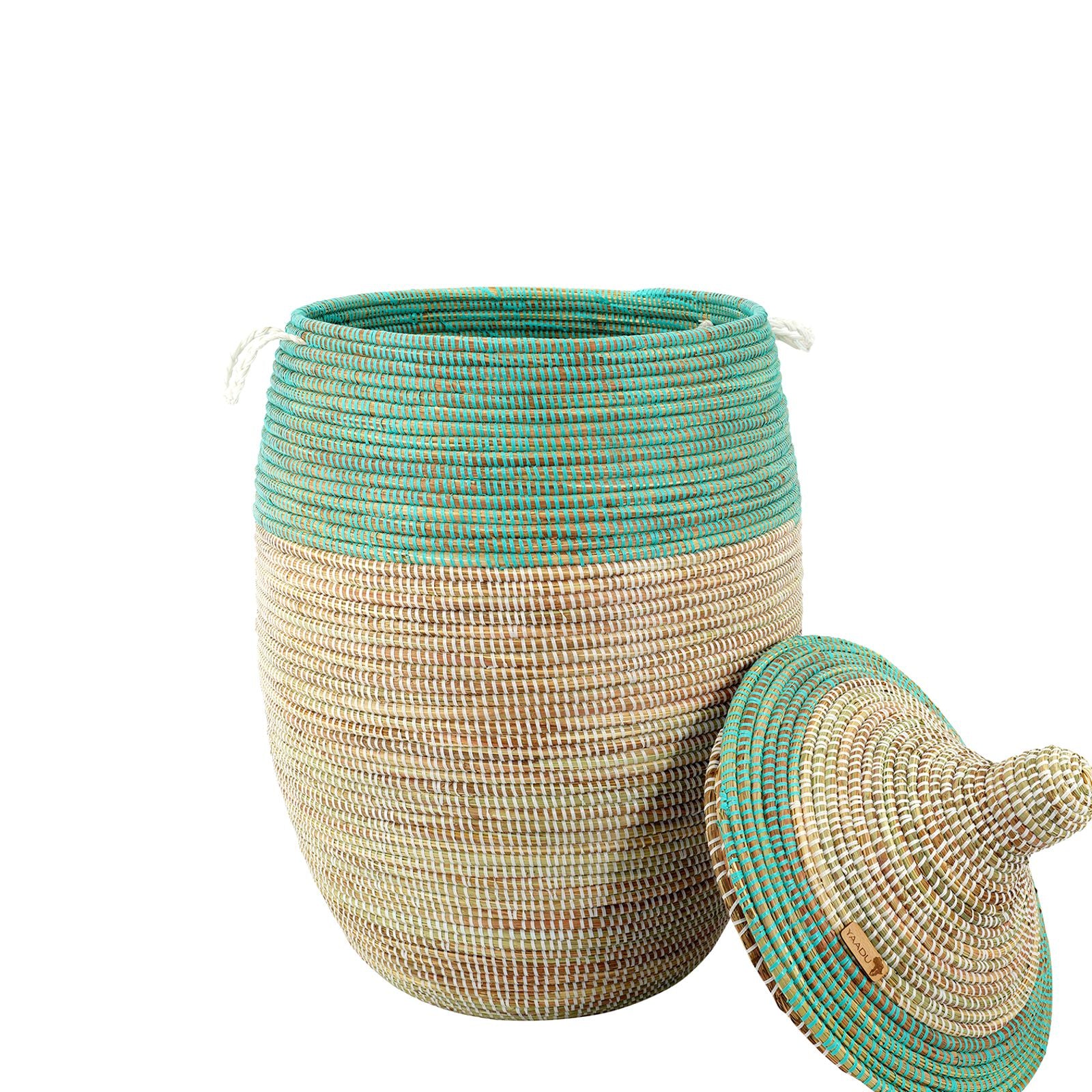 Wäschekorb mit traditionellem Deckel - large – Napata