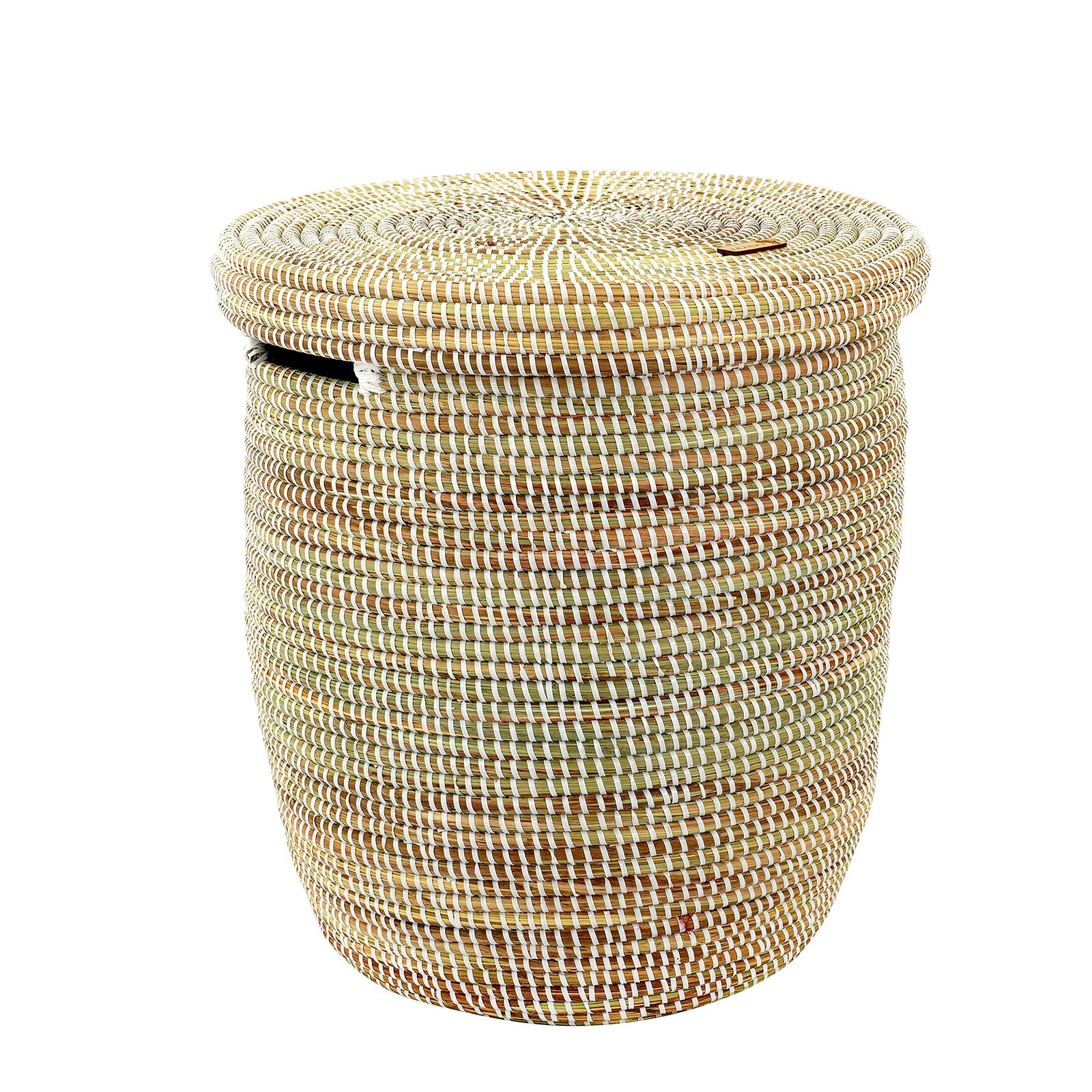 African XL Laundry Basket with Flat Lid - Timbuktu